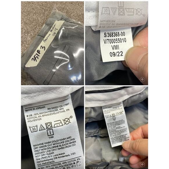 Banana Republic womens sloan straight pants sz 8 gray business casual pants - Picture 11 of 12